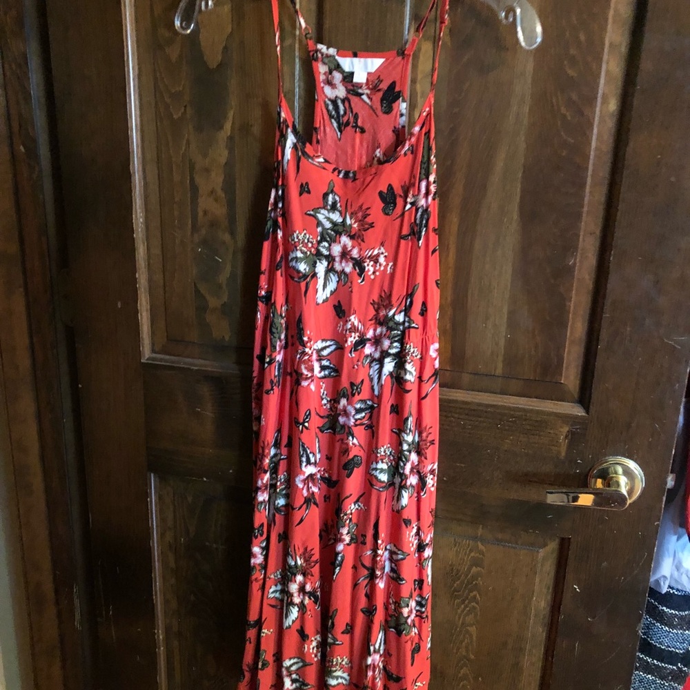 orange sundress